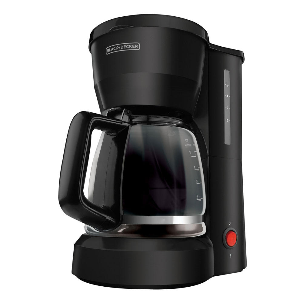 5 Cup Compact Switch Coffeemaker Black